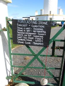 Weather forecasting stone, Mull of Galloway Lighthouse